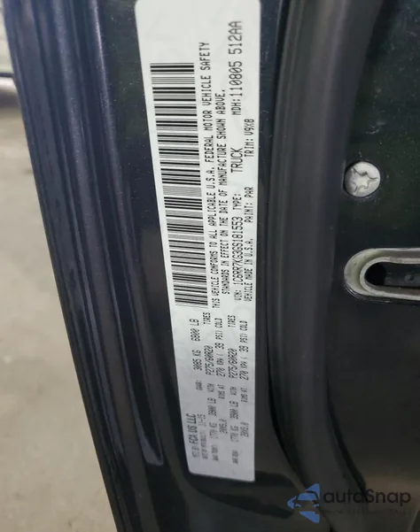 2016 Ram 1500 St from USA, damaged, VIN 1C6RR7KG3GS181553